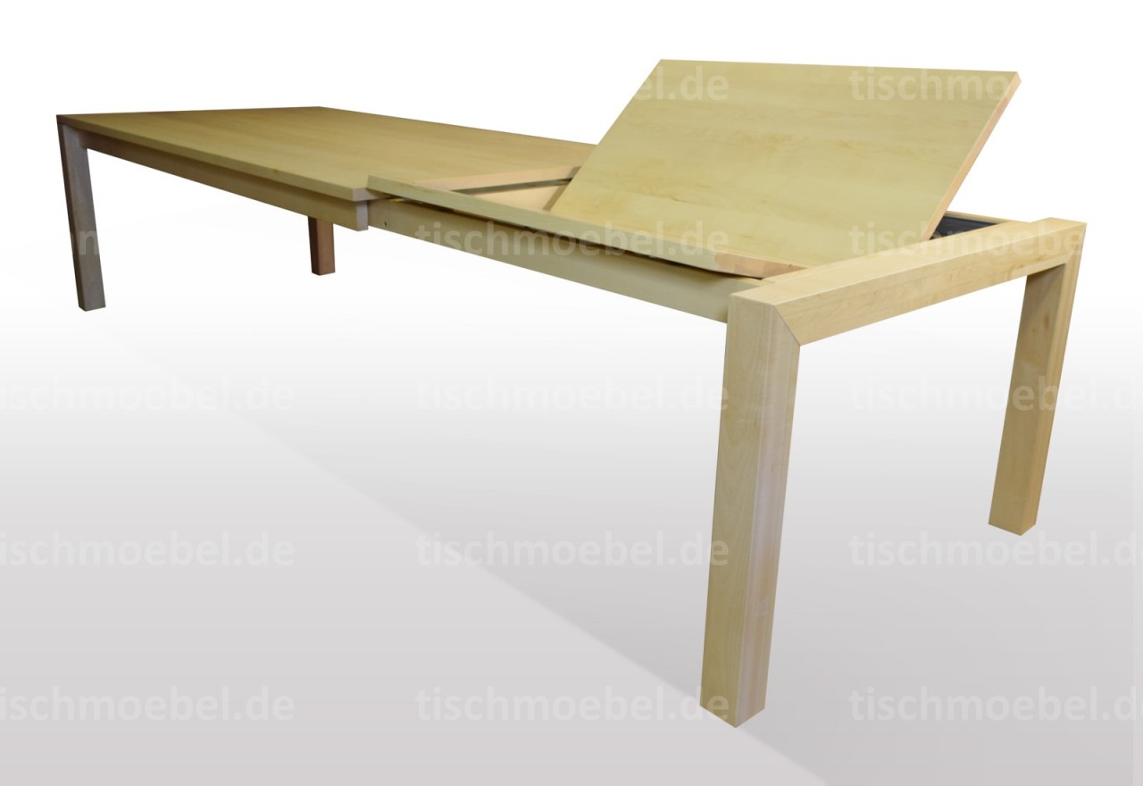 Tisch Ahorn Massiv Ausziehbar Breite 120cm Tischmoebel De