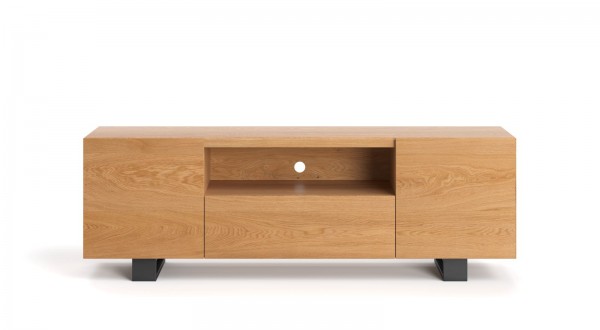 XXL TV-Schrank 240 x 50 x 45cm Kernbuche massiv