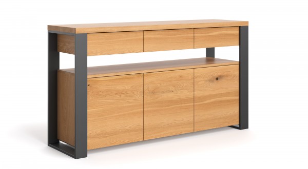 Sideboard in 160x100x50cm Eiche - industrial design